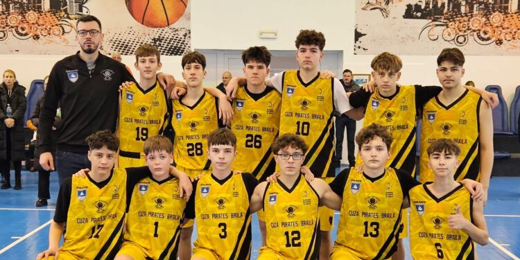 Duminică, de la ora 11.30, Cuza Pirates Brăila întâlnește pe Academia de Baschet Phoenix Galați în prima etapă a Campionatului național de baschet juniori U16