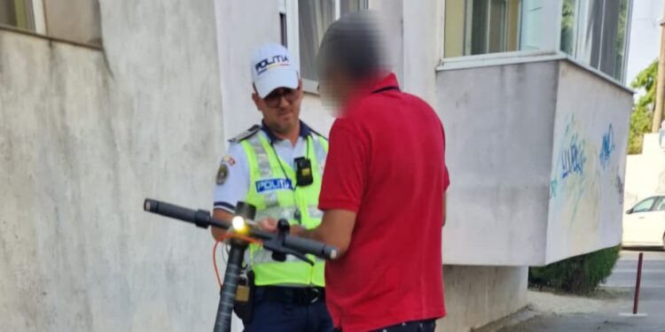 3 accidente rutiere ca urmare a abaterilor săvârșite de trotinetiști