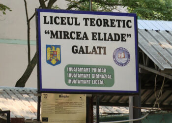 Altercație între un elev și un profesor în curtea Liceului Teoretic „Mircea Eliade” Galaţi