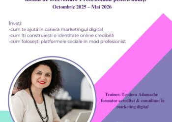 Înscrieri deschise la Atelierul de 𝐌𝐚𝐫𝐤𝐞𝐭𝐢𝐧𝐠 𝐃𝐢𝐠𝐢𝐭𝐚𝐥 – modul pentru adulți