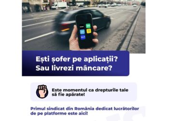 Blocul Național Sindical lansează primul sindicat din România dedicat lucrătorilor de pe platforme digitale