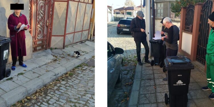 Distribuția pubelelor negre continuă pe mai multe străzi din municipiul Brăila
