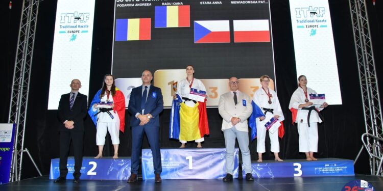 Performanță de excepție pentru o sportivă din Chiscani la Campionatul European ITKF din Serbia