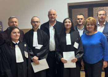Trei avocați noi au depus jurământul la intrarea în Baroul Brăila