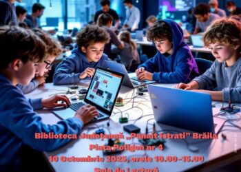 Viitorul digital prinde contur la Brăila: Hackathon Regional Code Kids