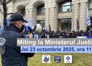 Protest al Polițiștilor de Penitenciare