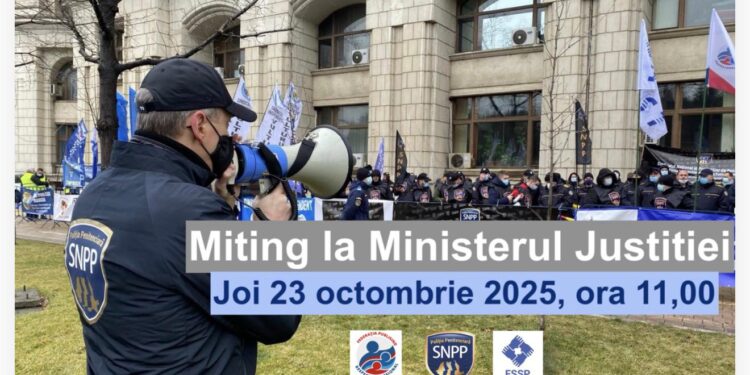 Protest al Polițiștilor de Penitenciare