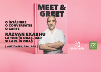 Răzvan Exarhu vine la Brăila Mall pe 4 octombrie