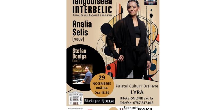 Analia Selis aduce la Brăila ”TangOdiseea Interbelic”
