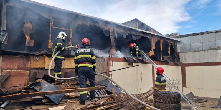 Ajutor acordat pentru o femeie a cărei locuință a fost afectată de un incendiu