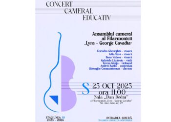 Concert cameral educativ organizat de Filarmonica „Lyra – George Cavadia”