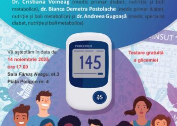 Conferința „Gestionarea diabetului la vârsta a treia” la sala „Fănuș Neagu” din cadrul Bibliotecii Județene „Panait Istrati” Brăila