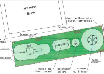 Amenajare spațiu dejoacă pentru copil strada Mihail Kogălniceanu, adiacent blocurilor A5 și A6