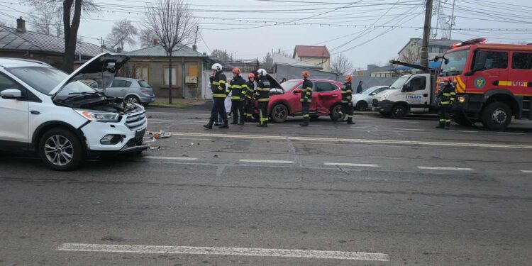 Accident fără victime le Bulevardul Dorobanților