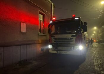 Incendiu in centrul Brăilei