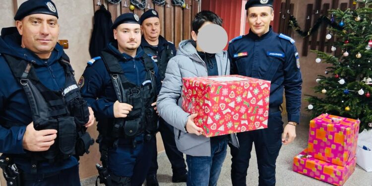 Jandarmii alături de copiii din Orașul Însurăței