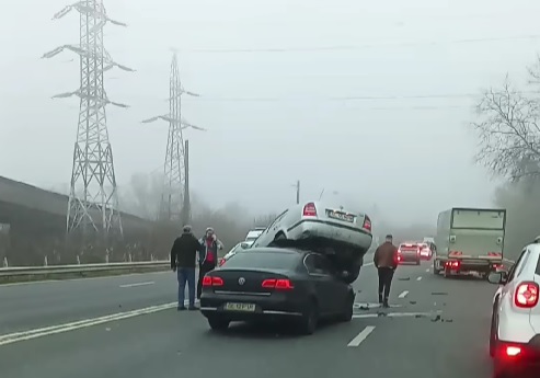 Accident pe șoseaua Dig