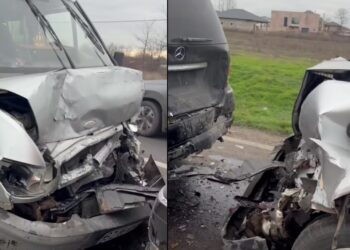 Accident pe DN 22B Centura Brăila