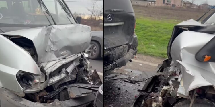 Accident pe DN 22B Centura Brăila