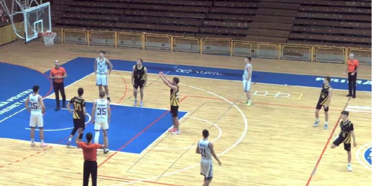Meci bun făcut de tinerii jucători de la Cuza Pirates Brăila în ultimul meci din Grupa D a Ligii 1 la baschet masculin