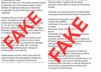 Un nou fake news circulă pe rețelele de socializare