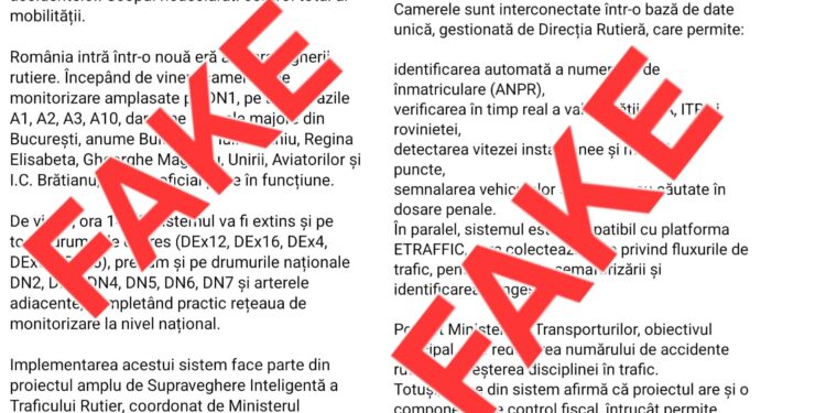 Un nou fake news circulă pe rețelele de socializare