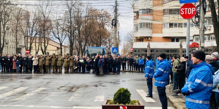 Jandarmii brăileni la datorie de Ziua Unirii Principatelor Române