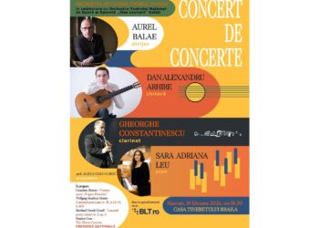„Concert de Concerte” organizat de Filarmonica „Lyra - George Cavadia”, programat pentru seara de 18 februarie 2026