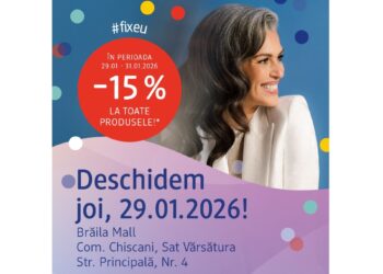 Brăila Mall anunță deschiderea celui mai mare magazin DM din oraș