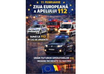 11 februarie – Ziua Europeană a Numărului Unic pentru Apeluri de Urgență 112