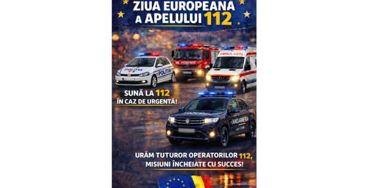 11 februarie – Ziua Europeană a Numărului Unic pentru Apeluri de Urgență 112