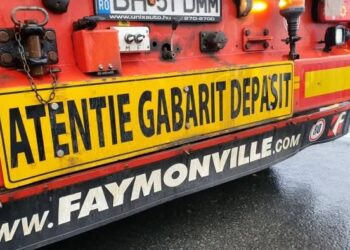 Un transport agabaritic va traversa județul Brăila