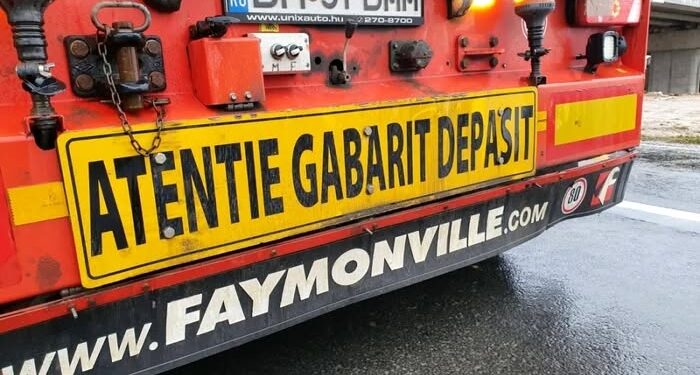 Un transport agabaritic va traversa județul Brăila