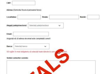 ANAF avertizează asupra unei noi tentative de frauda care folosește numele instituției