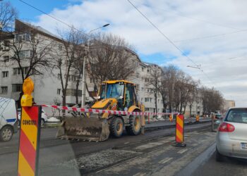 Lucrări pe Bulevardul Dorobanților