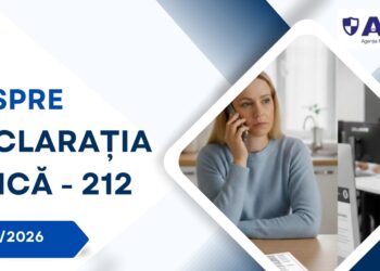 A.N.A.F. a publicat Broşura intitulată “Despre Declaraţia Unică - 212”