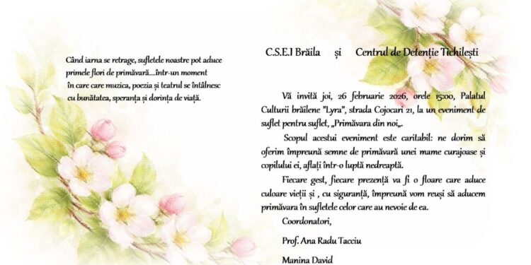Spectacol caritabil inedit
