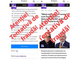 Un nou atac de tip doppelganger