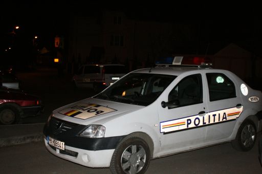 A intrat cu mașina într-o autospecială a poliției