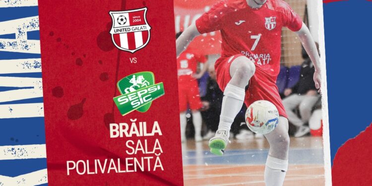 Marți, 17 martie, la Brăila, avem derby la futsal în Polivalenta din Brăila