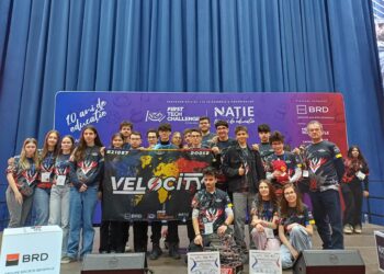 Record mondial și premieră istorică. Echipa Velocity de la Colegiul Gh. M. Murgoci Brăila va reprezenta România la Campionatul Mondial de Robotică