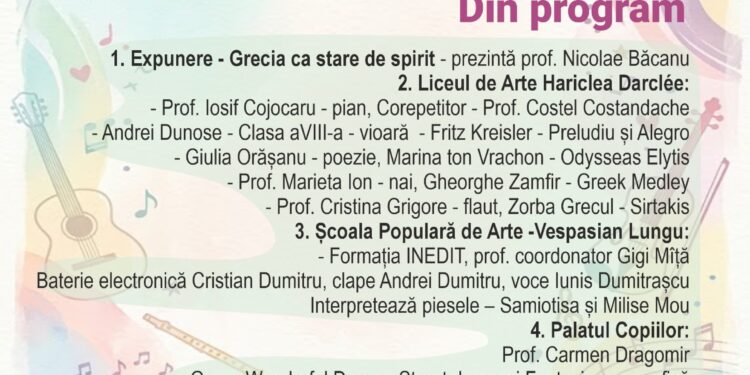 Muzica lumii între sunet și suflet – eveniment dedicat muzicii grecești la Brăila