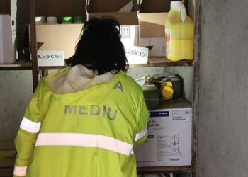 Operator economic din Lișcoteanca, amendat de Garda de Mediu