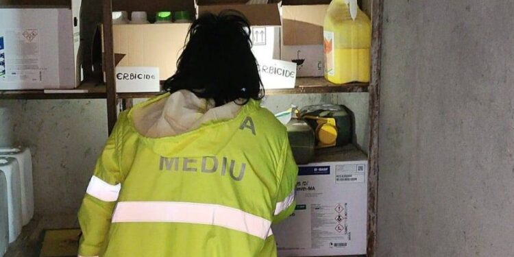 Operator economic din Lișcoteanca, amendat de Garda de Mediu