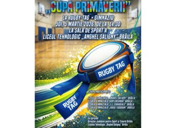 „Cupa Primăverii” la Rugby Tag – competiție pentru gimnaziu, la Brăila