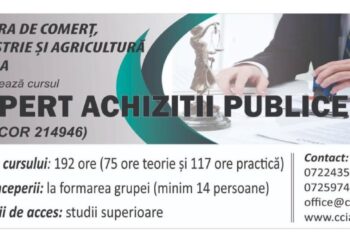 Curs Expert achiziții publice în format fizic organizat de CCIA Brăila