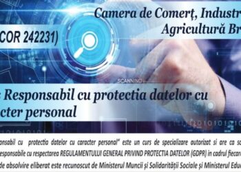 CCIA Brăila organizează Curs Responsabil cu protecția datelor cu caracter personal