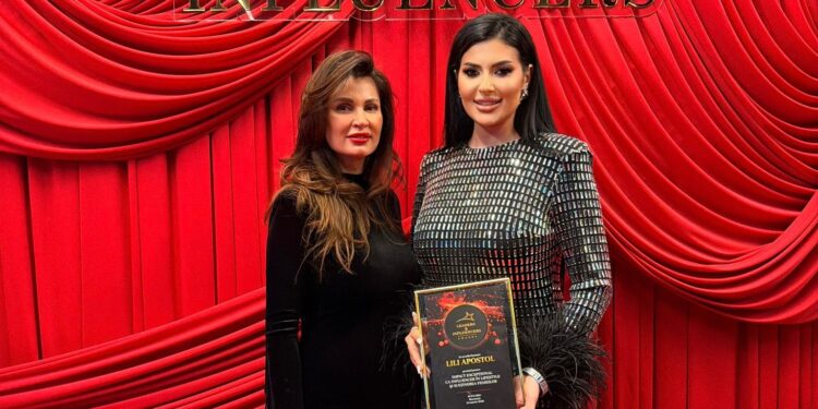 Lili Apostol premiată la Gala Leaders & Influencers. Lider autentic care inspiră prin influență și proiecte dedicate comunității