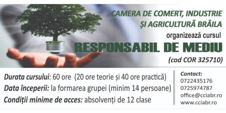 Curs Responsabil de mediu organizat de CCIA Brăila