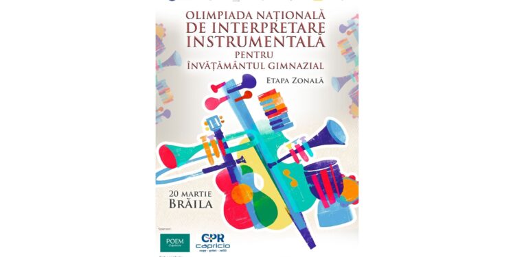 Brăila va fi gazda Etapei Zonale a Olimpiadei Naționale de Interpretare Instrumentală pentru învățământul gimnazial